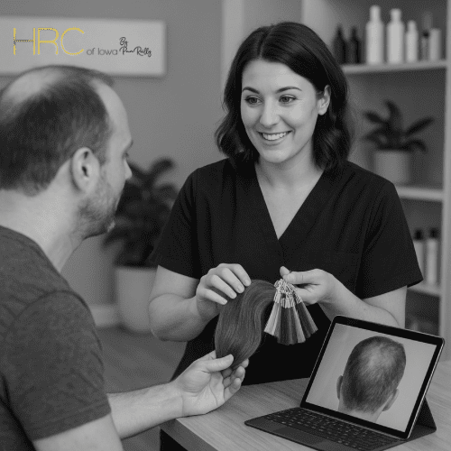 Private hair loss consultation Cedar Rapids Iowa